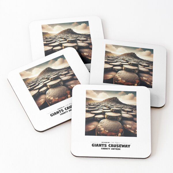 Item preview, Giants Causeway - Vintage Poster Style designed and sold by cmphotographs.