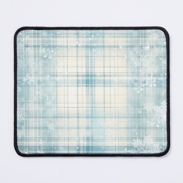 Item preview, Frosted Plaid: Winter's Gentle Touch designed and sold by LyssasMindArt.