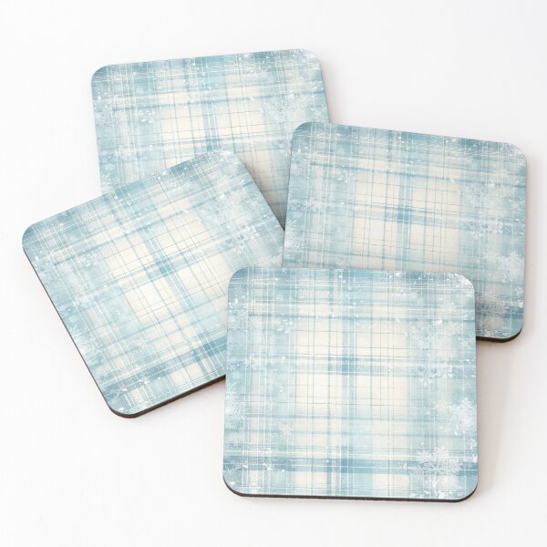 Item preview, Frosted Plaid: Winter's Gentle Touch designed and sold by LyssasMindArt.