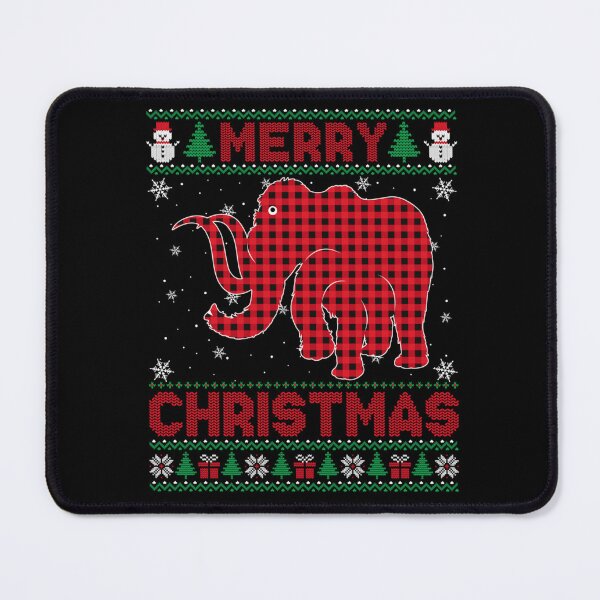 Item preview, Merry Christmas Woolly Animal Buffalo Red Plaid designed and sold by savecloth.