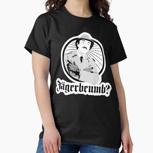 Vista previa del artículo con la obra «Jagerbeumb - Inspector Clouseau», diseñado y vendido por Coops Clothing.