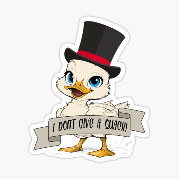 Item preview, I don’t give a quack designed and sold by emmajaynetaylor.