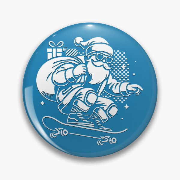 Item preview, Santa on a Hoverboard - The Holiday Spirit Takes Flight!, Unique designed and sold by villacreativa.
