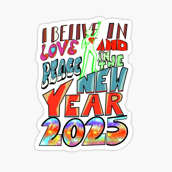 Item preview, Colorful inscription for the new year.2025 designed and sold by MjKris.