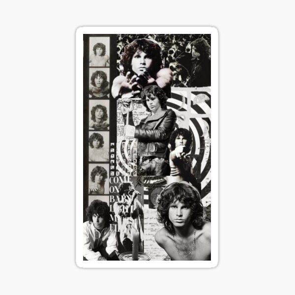 Item preview, Trippy Jim Morrison Collage | The Doors | TheAmericanPoet designed and sold by TheAmericanPoet.