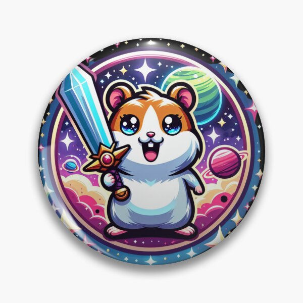 Item preview, Go For The Eyes Galaxy Hamster Sword Art designed and sold by andreab313.