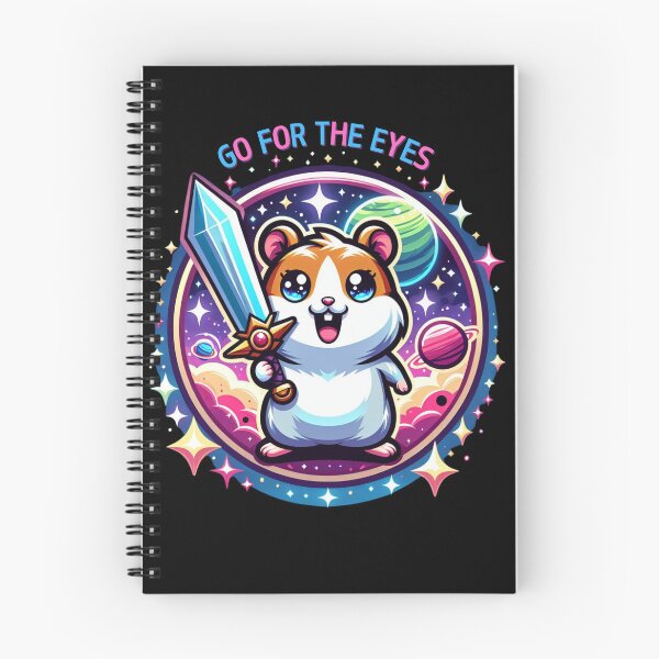 Item preview, Go For The Eyes Galaxy Hamster Sword Art designed and sold by andreab313.
