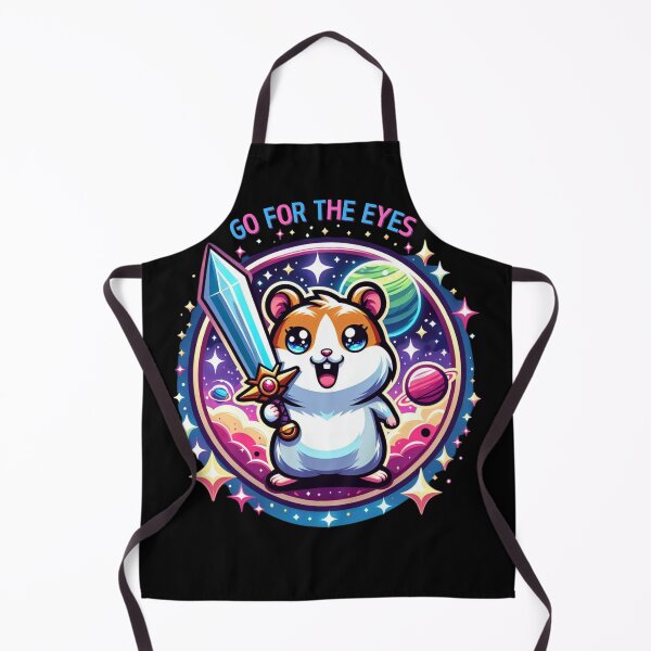 Item preview, Go For The Eyes Galaxy Hamster Sword Art designed and sold by andreab313.