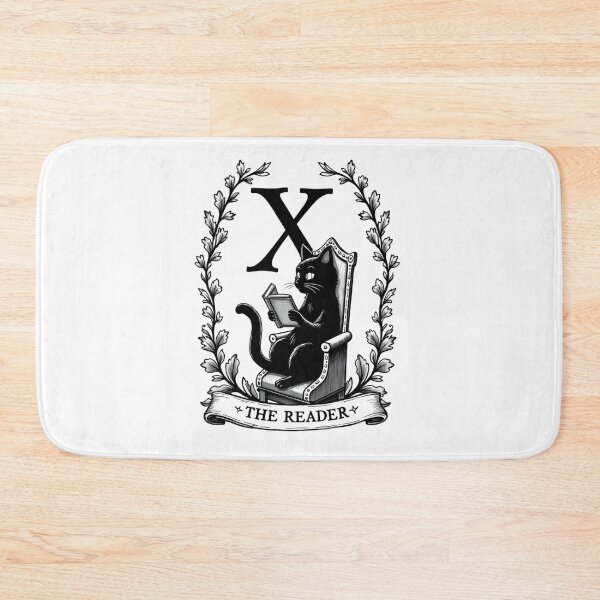 Item preview, The Reader - Gothic Cat Tarot  designed and sold by Moad Fahim.
