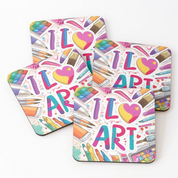 Item preview, I Love Art- paint easel designed and sold by Lily Lola.