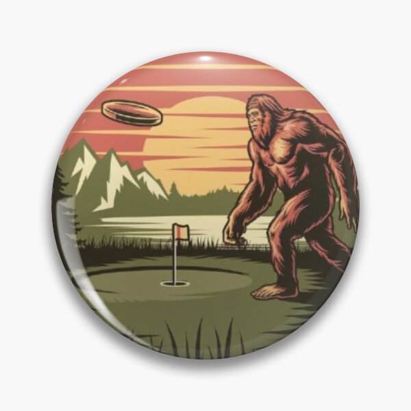 Item preview, Bigfoot playing golf designed and sold by 123ks.