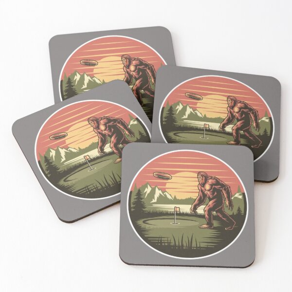 Item preview, Bigfoot playing golf designed and sold by 123ks.