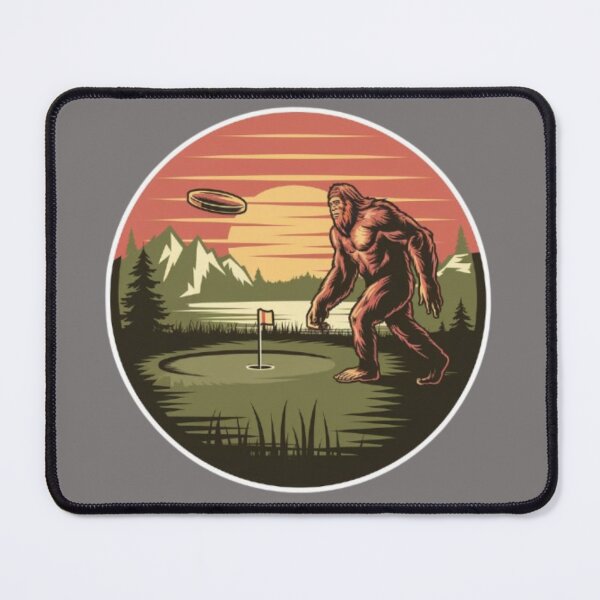 Item preview, Bigfoot playing golf designed and sold by 123ks.