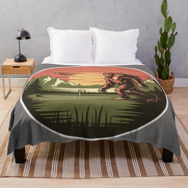 Item preview, Bigfoot playing golf designed and sold by 123ks.