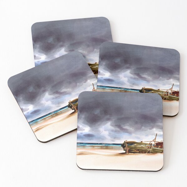 Item preview, “Barcos Viejos.” My Father’s Paintings. designed and sold by Ulises Pineda.