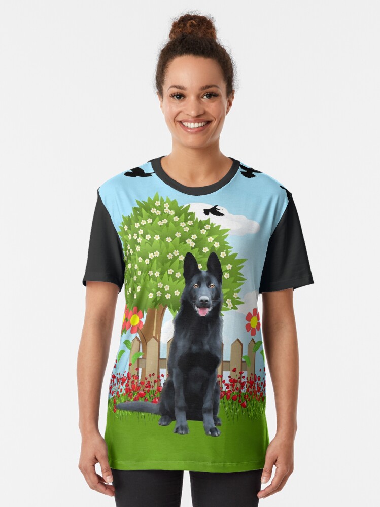 black german shepherd shirt