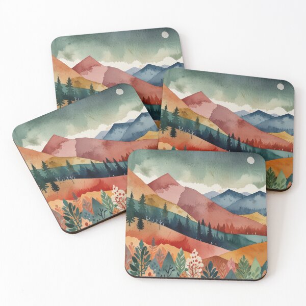 Item preview, Autumn Forest Watercolor Art designed and sold by BerryTeeShop.