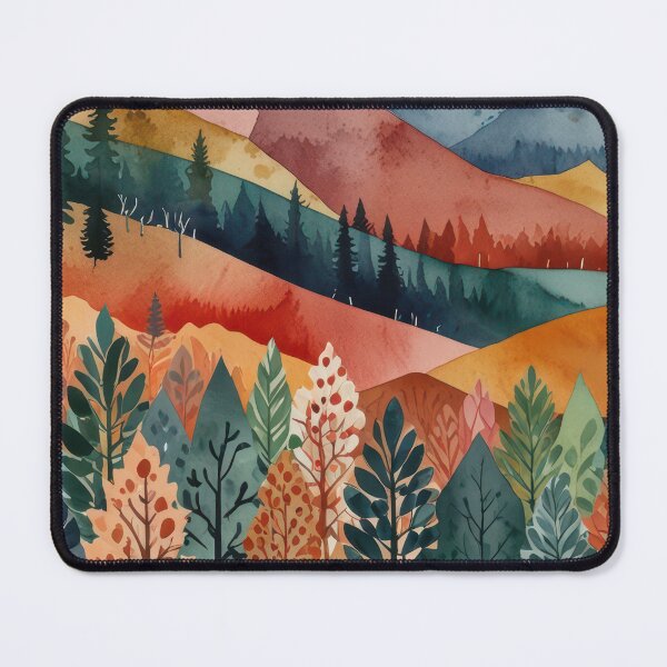 Item preview, Autumn Forest Watercolor Art designed and sold by BerryTeeShop.