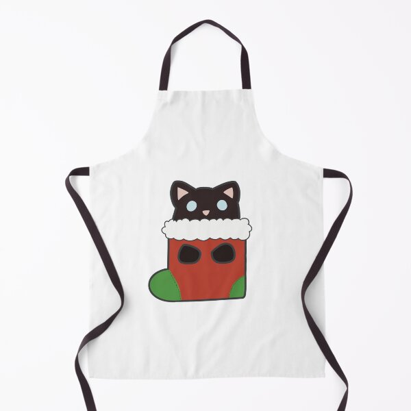 Item preview, Black cat in Christmas stocking designed and sold by CheylaDesigns.