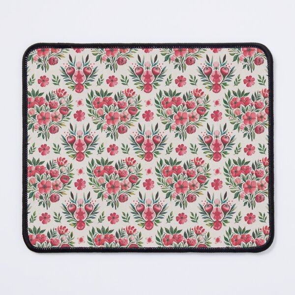 Item preview, Whimsical floral and heart pattern design designed and sold by paratynka.