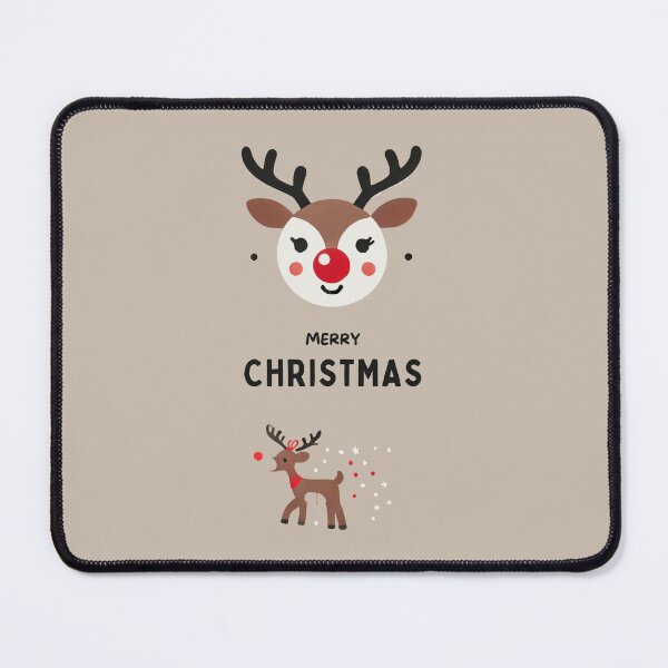 Item preview, Cartoon Reindeer with Red Nose designed and sold by Blink Art Studio.