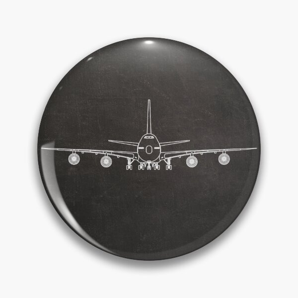 Item preview, Boeing 747 Family Blueprint (chalkboard black) designed and sold by RyansWorkshop.