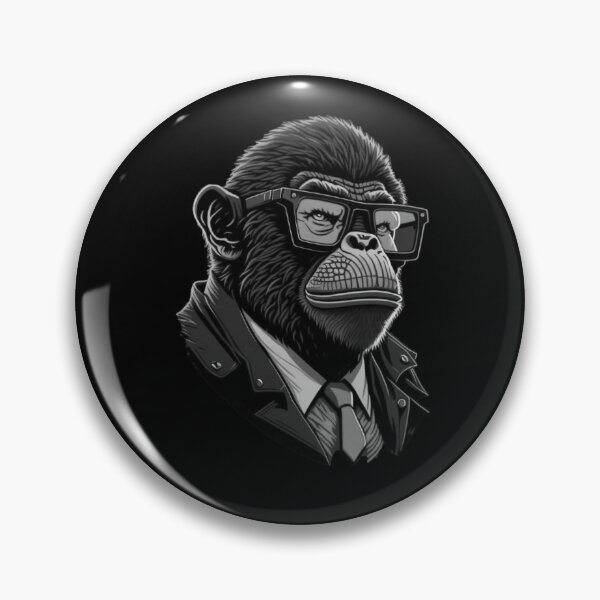 Item preview, Hipster Chimp designed and sold by PetSafari.