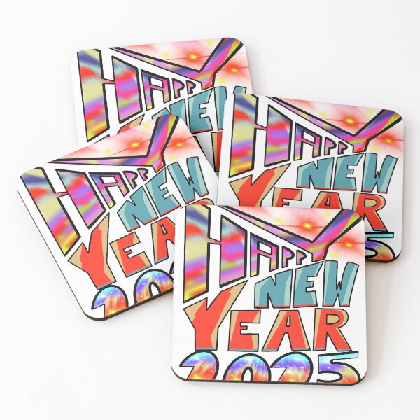 Item preview, Colorful New Year, poster on the wall or picture on a T-shirt.2025. designed and sold by MjKris.