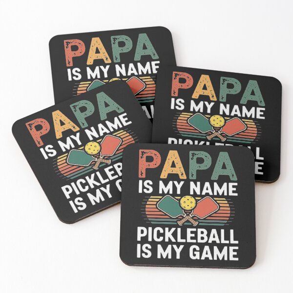 Artikelvorschau, Papa ist mein Name, Pickleball ist mein Spiel - Design für Pickleball-Liebhaber entworfen und verkauft von love3617.