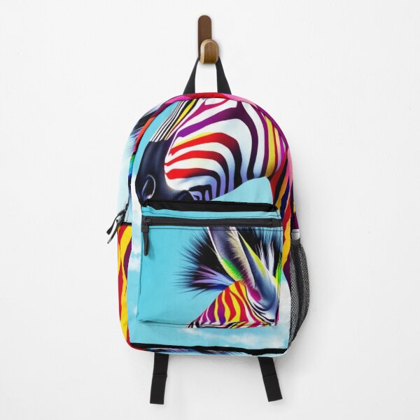 Item preview, Rainbow Zebra Head designed and sold by Azrabi.