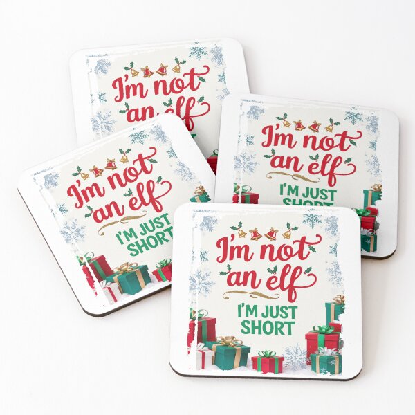Item preview, I'M NOT AN ELF I'M JUST SHORT designed and sold by ArtisticPen-art.