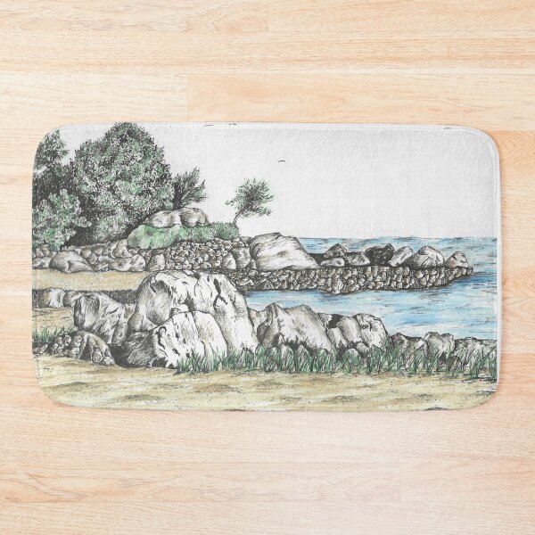 Item preview, Rocky Shore designed and sold by CrzyBlanketLady.
