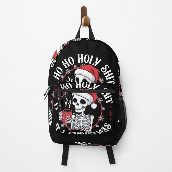 Item preview, Ho Ho Holy Sh*t It's Chrstmas - Funny Christmas Skeleton designed and sold by The High Hippo.