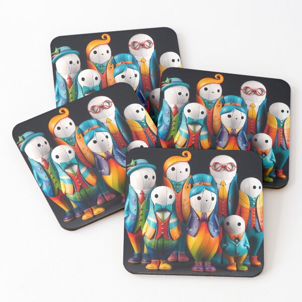 Item preview, Colorful Wooden Figures designed and sold by aminz4.