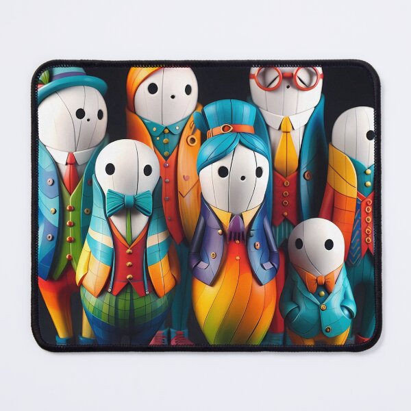 Item preview, Colorful Wooden Figures designed and sold by aminz4.