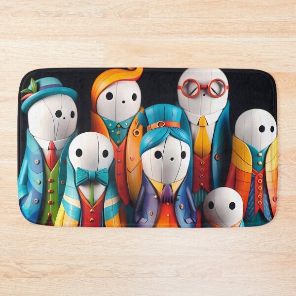 Item preview, Colorful Wooden Figures designed and sold by aminz4.