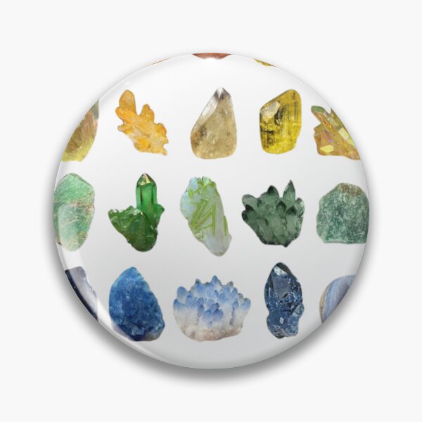 Item preview, Vibrant Crystal and Mineral Spectrum designed and sold by faerievintage.