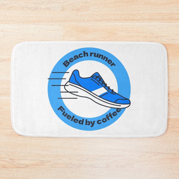 Item preview, Beach runner. Fueled by coffee designed and sold by FirstTimeTees.