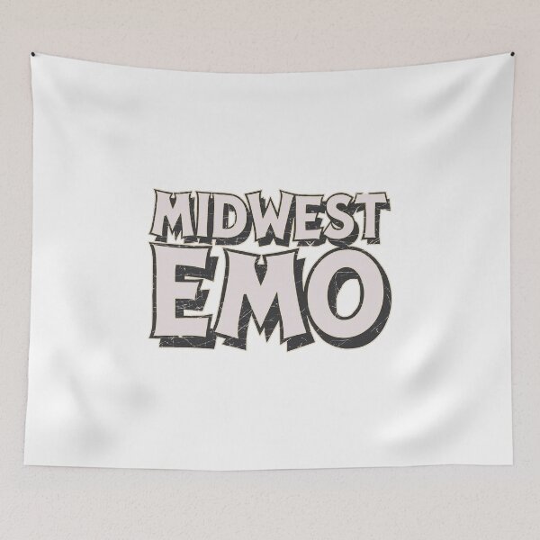 Item preview, Midwest Emo 2 Sticker designed and sold by lemurdesigns.