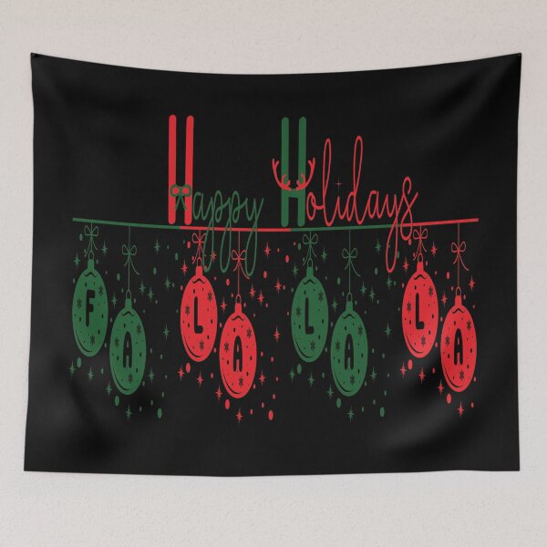 Item preview, Happy Holidays Fa La La La designed and sold by MarblesManaged.