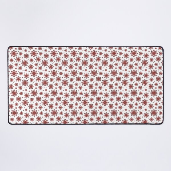 Item preview, Pattern of falling snowflakes "Inspiration" of red color on a white background designed and sold by Cherevan.