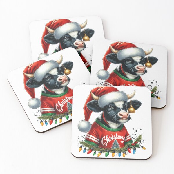 Item preview, Christmas Jersey Cow designed and sold by clintang.
