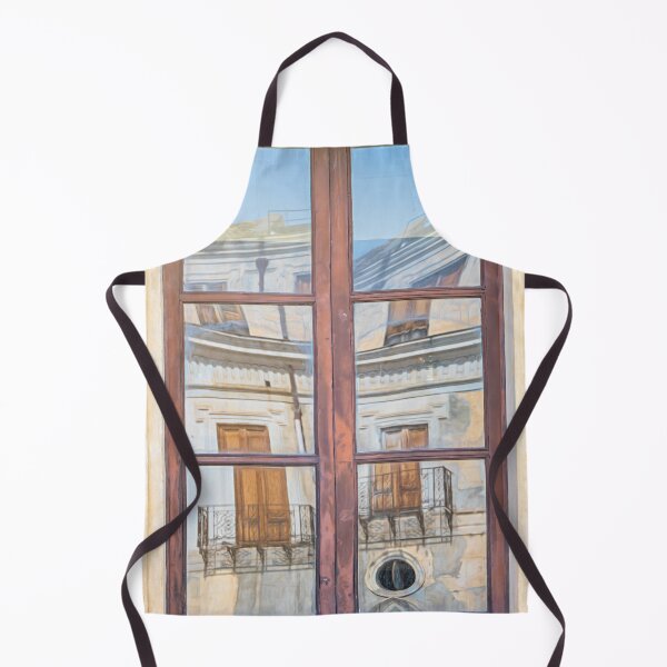 Item preview, Window Reflections Palermo Sicily Artistic designed and sold by PhotoArt by Joan Carroll.