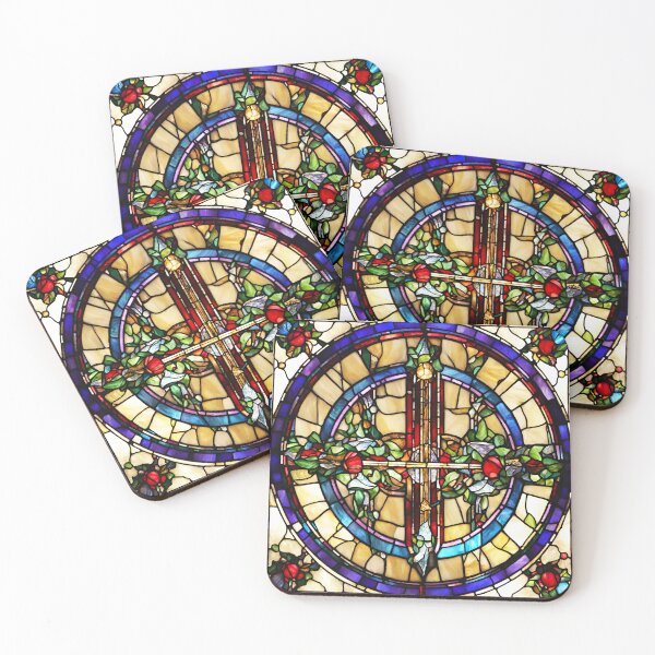 Item preview, Cheerful Stained Glass Christmas Illumination 3 designed and sold by Tom-Johnson.