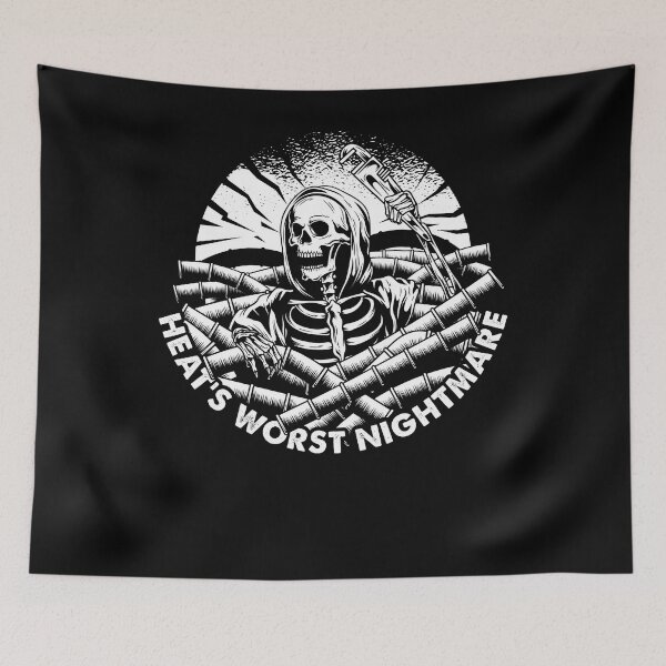 Item preview, Funny HVAC Technician Heat's Worst Nightmare designed and sold by Crush Retro®.