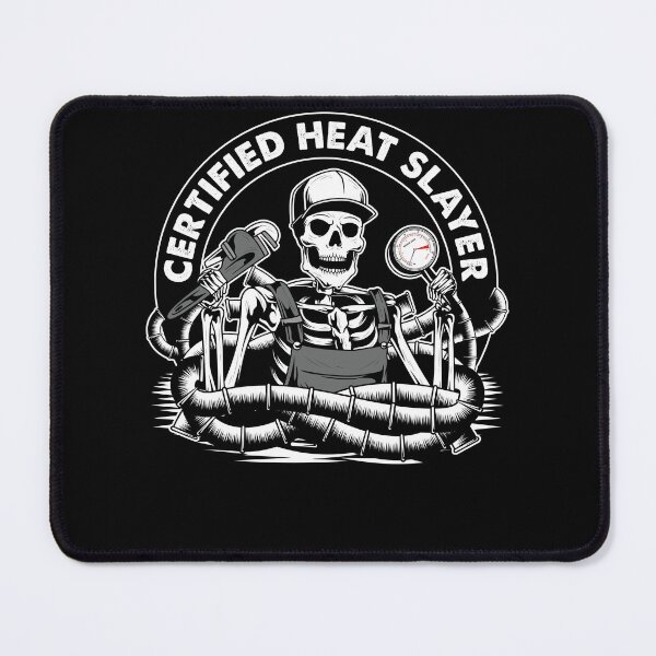 Item preview, Funny HVAC Technician Certified Heat Slayer designed and sold by Crush Retro®.