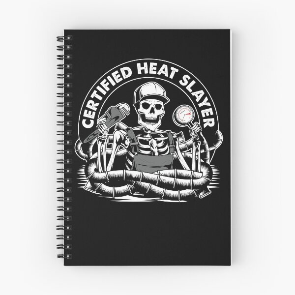 Item preview, Funny HVAC Technician Certified Heat Slayer designed and sold by Crush Retro®.