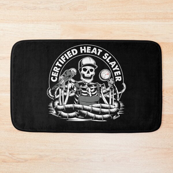 Item preview, Funny HVAC Technician Certified Heat Slayer designed and sold by Crush Retro®.