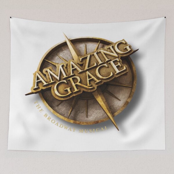 Item preview, amazing grace musical logo designed and sold by Backstage by Leyzel.