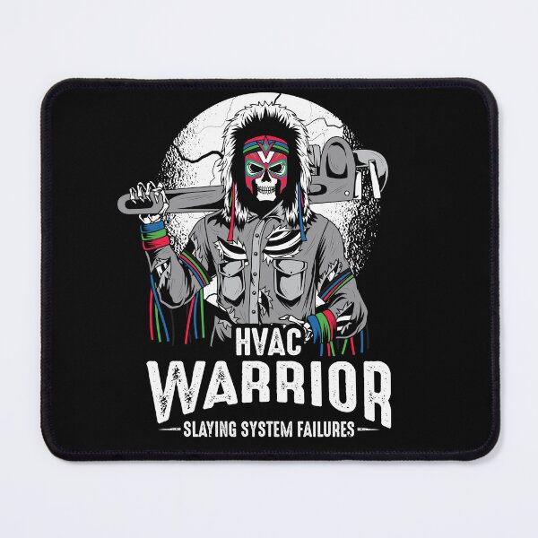 Item preview, Funny HVAC Technician Skeleton Warrior designed and sold by Crush Retro®.